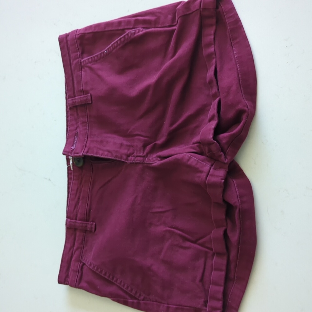 SO cotton rolled cuff shorts